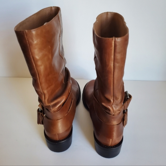 Matisse Robbie Brown Side Buckle Boots, Size 6 - Picture 2 of 6
